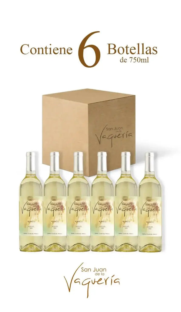 Caja de 6 Vinos Moscatel Blanco